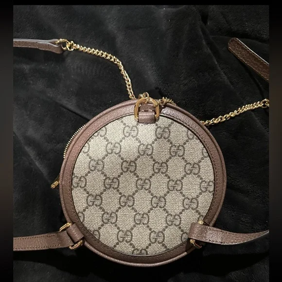 ORIGINAL GG SUPREME CANVAS OPHIDIA ROUND BACKPACK MINI - Picture 3 of 9